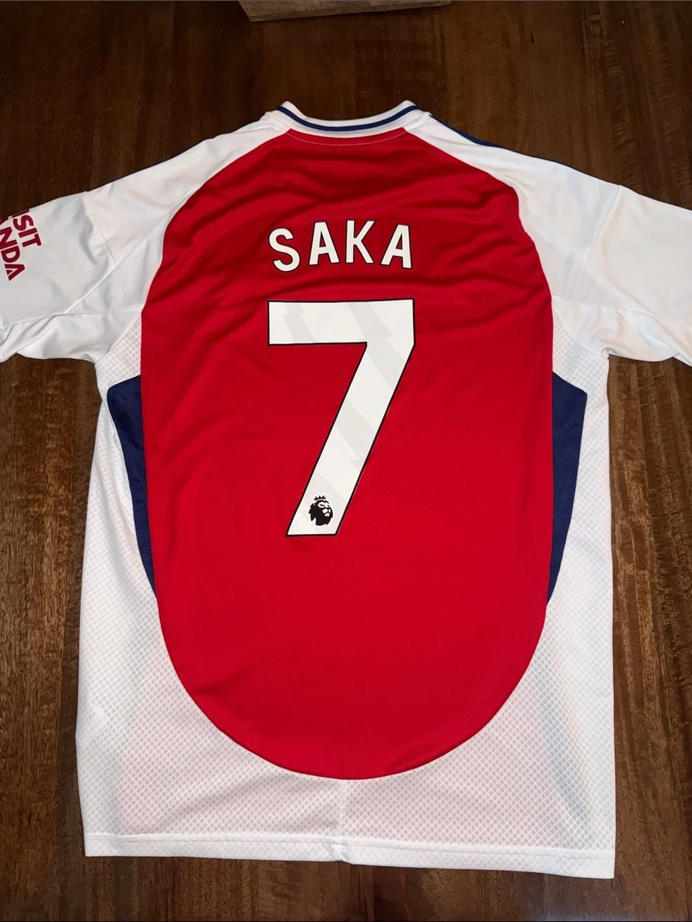 Adidas Arsenal Men's Jersey - #7 Saka